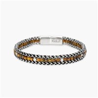 Bracciale Kidult Uomo Kidult Style Uomo in Acciaio chirurgico (316L) Occhio di tigre 831192